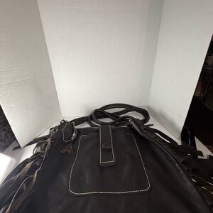 Western style Leather Crossbody Bag